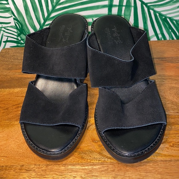 Faryl RobinFree People Chunky Wedge Slide Sandals Women’s 9 - Picture 3 of 11
